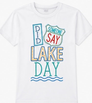 Did I say lake day